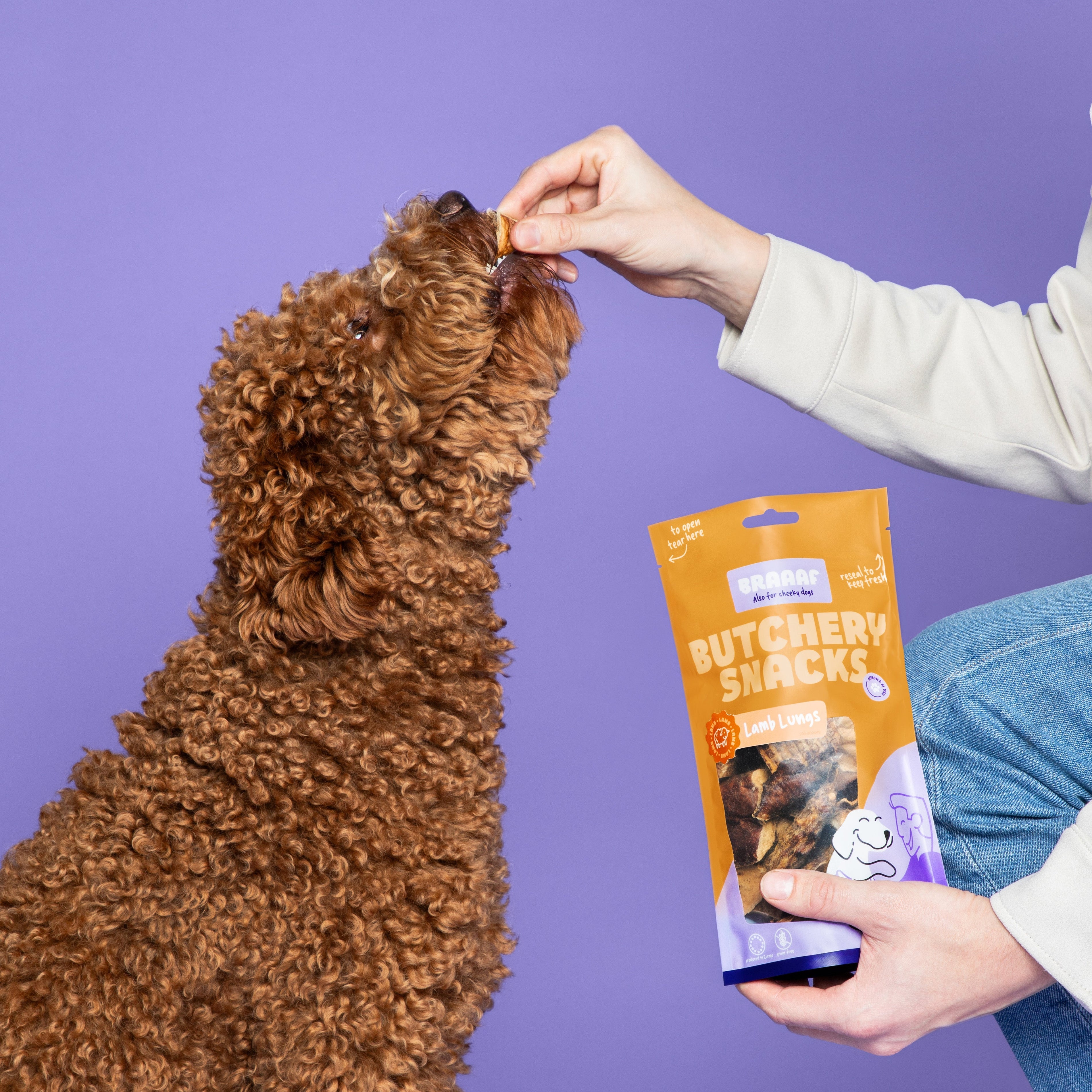 Natuurlijke trainingssnoepjes hond