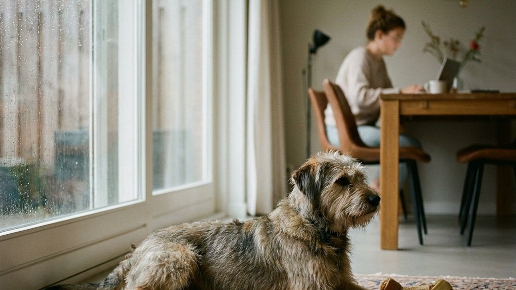 Hond verveelt zich
