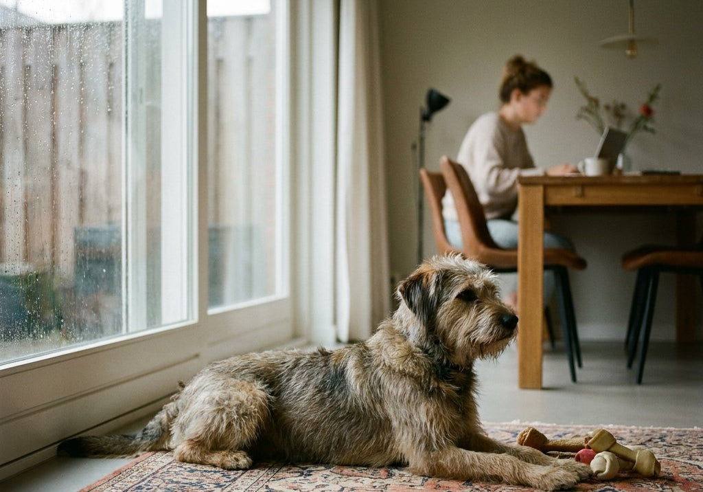 Hond verveelt zich