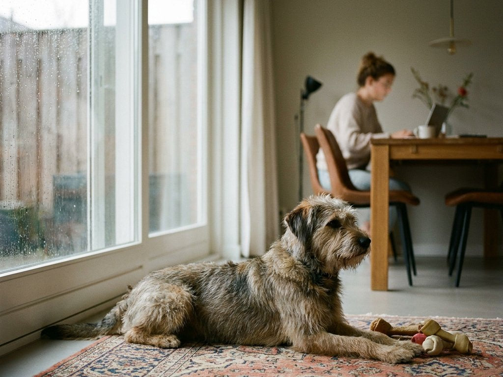 Hond verveelt zich