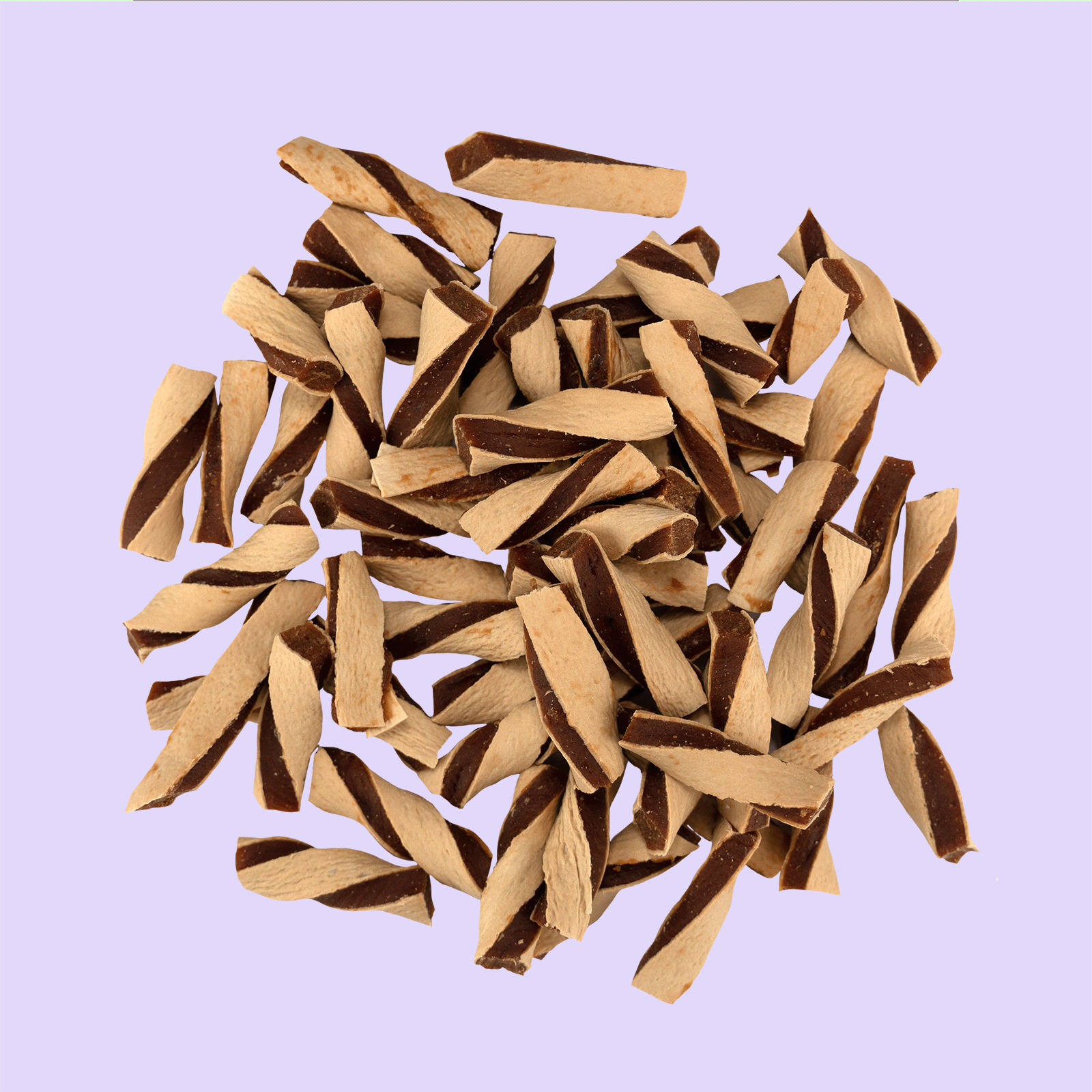 Gedraaide Bites Kip en Vis