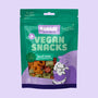 Verpakking Braaaf vegan snacks gemengde ringen spinazie pompoen biet – graanvrije vegan hondensnacks in hersluitbare groene zak